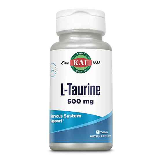 Таурин KAL L-Taurine 500mg 60 табл Київ