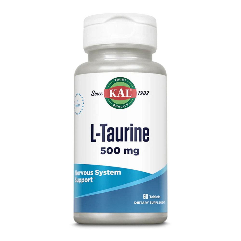Таурин KAL L-Taurine 500mg 60 табл Київ - фото 3