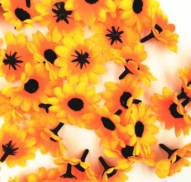 Квіти для рукоділля 20 шт Соняшники Київ - фото 1