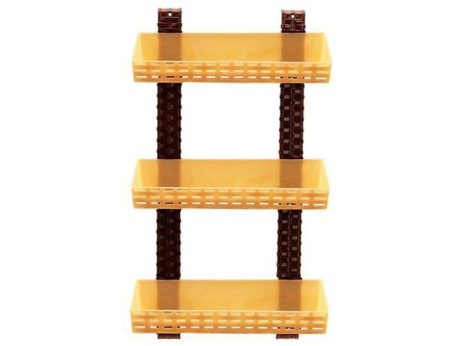 Полка для ванной Ротанг прямая (белая, бежевая) Харьков - изображение 2