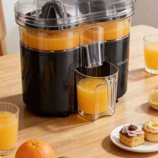 Соковыжималка SK-01029 280Вт, 1500 об/мин, 2 мотора, медная обмотка, EMC, съемные детали, компактная Одесса