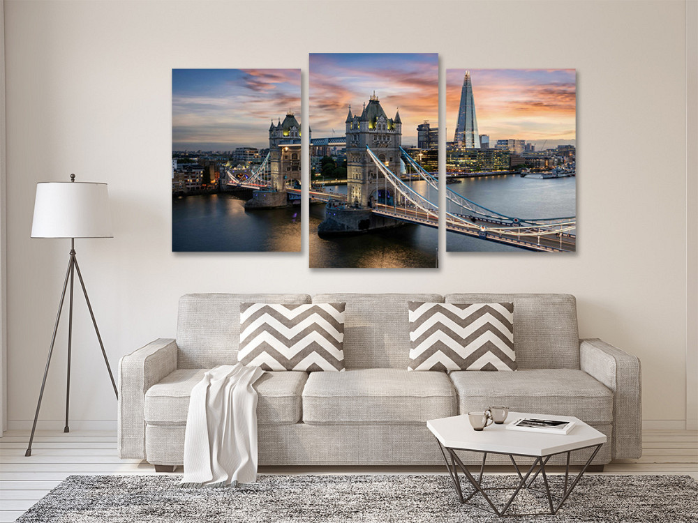 Модульна картина у вітальню/ спальню Лондон   Art-582_3 Київ - фото 2