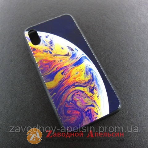 IPhone X XS 10 чехол рисунок Glass Case Bubbles Одесса - изображение 1