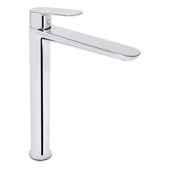 Змішувач для раковини Qtap Evia QTEVI269CRM47577 (k30), одноважільний, високий, Chrome Харків - фото 1