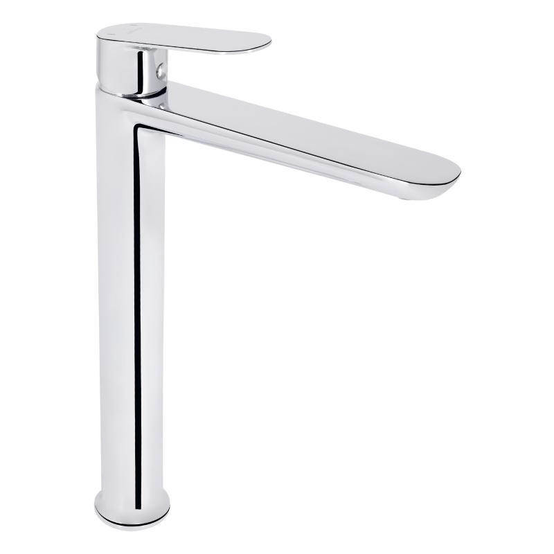Смеситель для раковины Qtap Evia QTEVI269CRM47577 (k30), однорычажный, высокий, Chrome Харьков - изображение 1