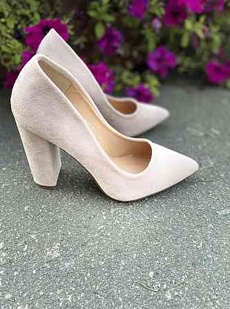 Seastar Туфлі жіночі SEASTAR пудра еко-замша каблук 10см 36р. 40р. (2756) Коломия