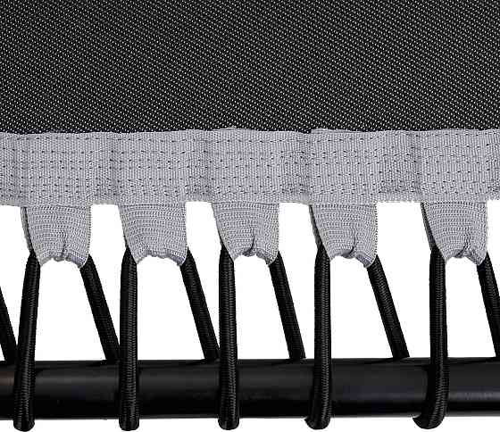 Батут для фитнеса Zipro Fitness с поручнем 4,5 фута 130 см черный Киев