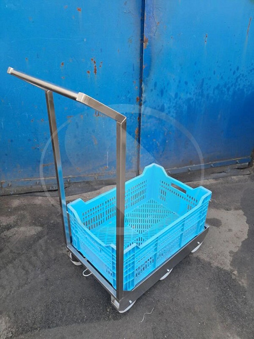 Візок для євро ящиків з ручкою Київ - фото 8