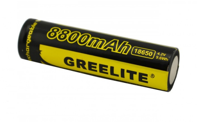 Акумулятор Li-ion 18650 8800mAh 4.2V Black GREELITE 4454 Київ - фото 3