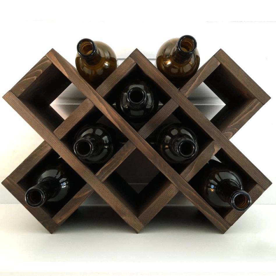 Настольная винная полка 
