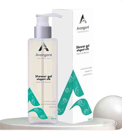 Гель для душу Elegant silk для чутливої та сухої шкіри A_Avangard Professional 250 мл Вінниця