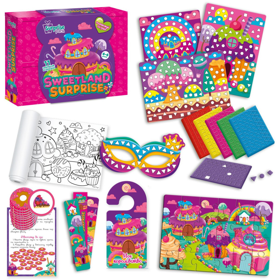 Набір для творчості "Королівство солодощів" VT8080-04 з сюрпризами Вінниця - фото 3