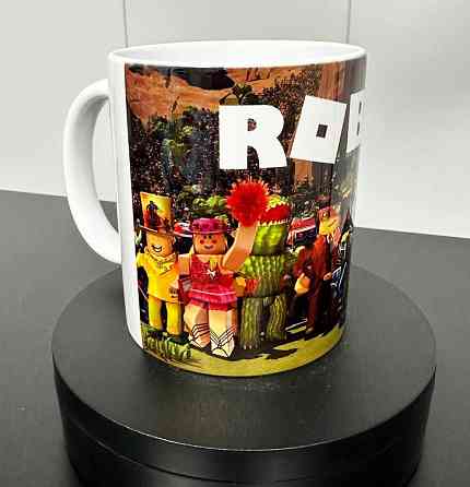 Чашка Roblox  – керамическая чашка принтом| Подарунок для фана игри Роблокс 02 Городище