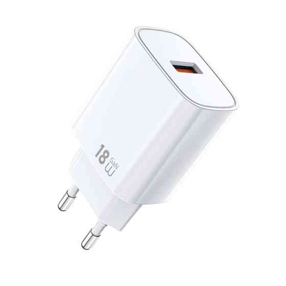 Сетевое зарядное устройство WIWU 18W Essen GaN Fast Charger Wi-G006 EU White Одесса