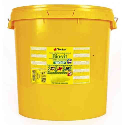 Корм Tropical Bio-Vit для травоїдних акваріумних риб пластівці 4 кг Київ