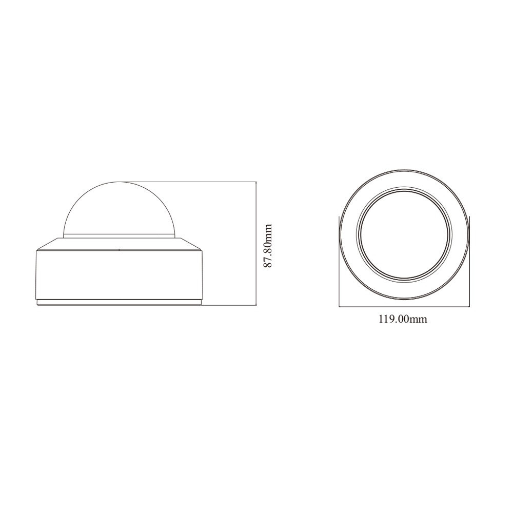 IP-відеокамера 5Mp TVT TD-9551E3B-A (D/PE/AR2) f=2.8mm з мікрофоном (77-00341) Киев - изображение 2