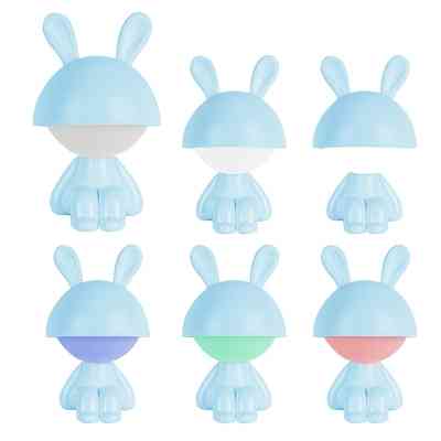 Нічник Kite Світильник LED з акумулятором Cute Bunny, блакитний (K25-316-1-3) Вінниця