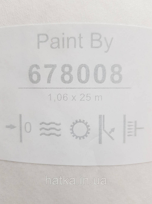 Обои под покраску виниловые на флизелине  Sintra Paint by 1.06x25 м под штукатурку структурные белые 678008 Киев - изображение 3