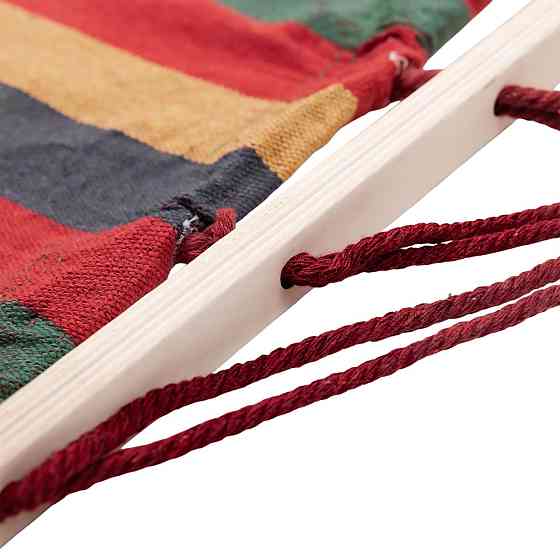 Lugi Гамак туристичний підвісний тканинний 174х80 см з планкою Червоний SJ-0010-2R Коломия