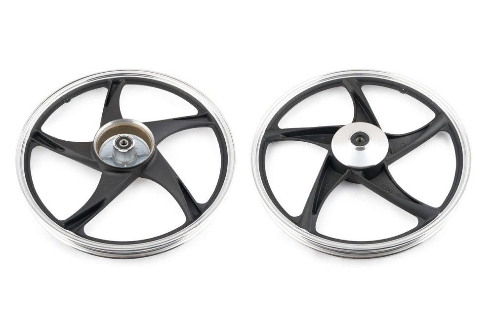 Диск колеса 1,4 * 17 (перед, барабан) (легкосплавный) мопед Актив ZY Мукачево - изображение 1