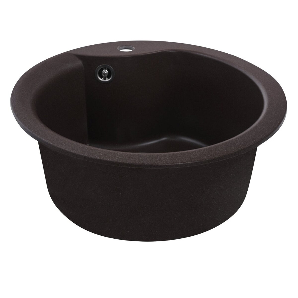 PLATINUM Гранітна мийка для кухні Platinum 480 TURAS матова Мокко Київ - фото 4