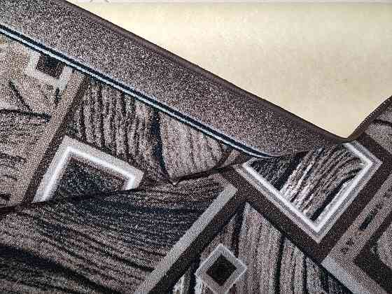 Ковровая дорожка, Коричневые Квадраты, Ковёр на отрез, любые размеры 70, 300 Каменское