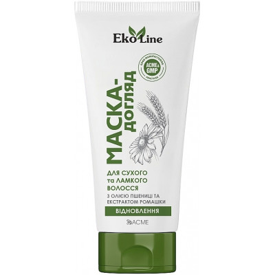 Маска для волосся Acme Color EkoLine Догляд 2в1 Для сухого та ламкого волосся 200 мл (4820000307628) Вінниця - фото 1