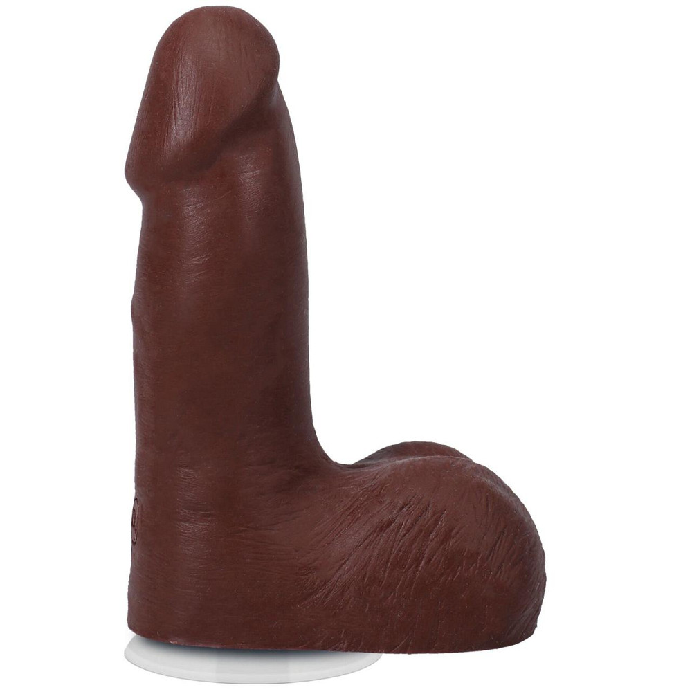 Фалоімітатор Doc Johnson The Realistic Cock ULTRASKYN - 5 Inch with Balls Chocolate Sex Aura Київ - фото 1