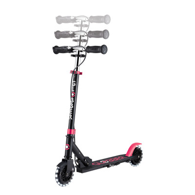 Самокат Globber Flow Element Junior Lights LED, чорно-рожевий (729-110) Винница - изображение 10