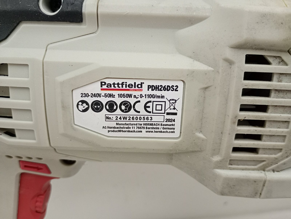 Перфоратор Pattfield PDH26DS2 1050 Вт (Б клас) Луцк - изображение 6