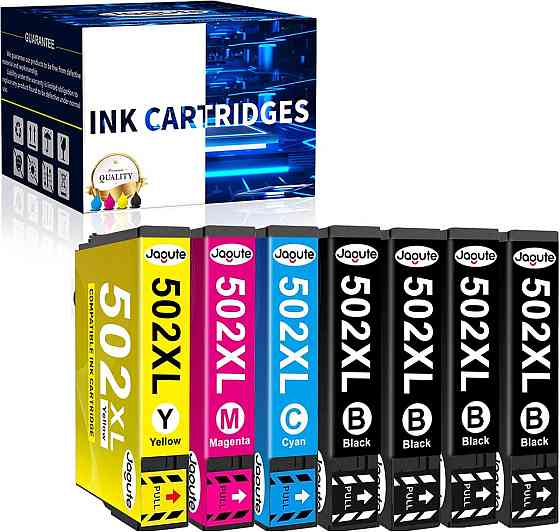 Картриджі Jagute 502XL для принтера Epson 502 сумісних з Epson Workforce WF-2865DWF WF-2860DWF Epson Expression Home XP-5105 Дніпро