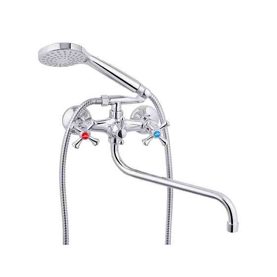 Змішувач для ванни Kroner KRM Rhein - C073 з душовим гарнітуром, хром Київ