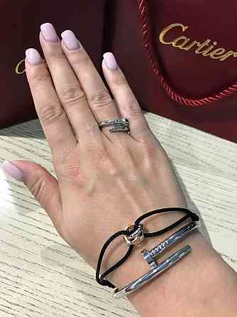 Cartier браслет гвоздь, кольцо гвоздь и браслет черная нить / Картье браслет гвоздь Одесса