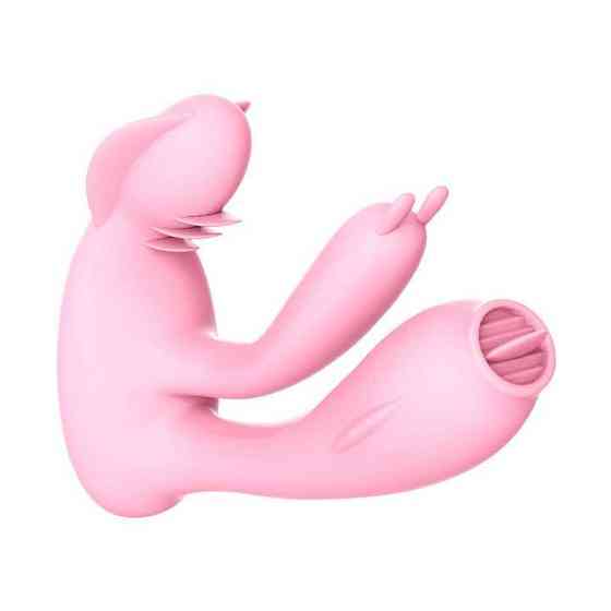 Двойной смарт-вибратор бабочка Love Spouse – Смарт вибраторы Винница