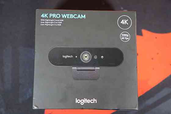 Нова оригінальна вебкамера Logitech BRIO 4K Pro, V-U0040 (в пломбах) Харків
