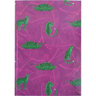 Книга записна Axent Leopard А4 у твердій обкладинці 96 аркуші клітинка, рожева (8422-555-A) Вінниця