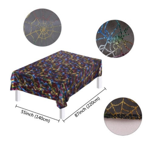 Скатерть на Хэллоуин 140 на 220 см разноцветный Киев - изображение 2