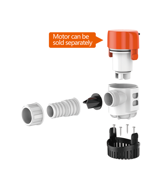 Автоматична трюмна помпа SEAFLO 800 GPH (SFBP1-G800-13B) 12V Київ - фото 2