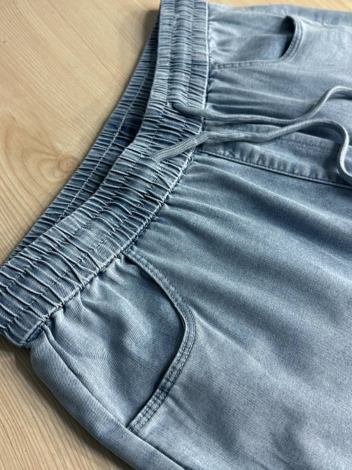 Джинсы женские Immet 8602 MOM тенсель тонкие талия на резинке голубые, голубой, З4, 34, 93 см, 122 см Киев - изображение 10