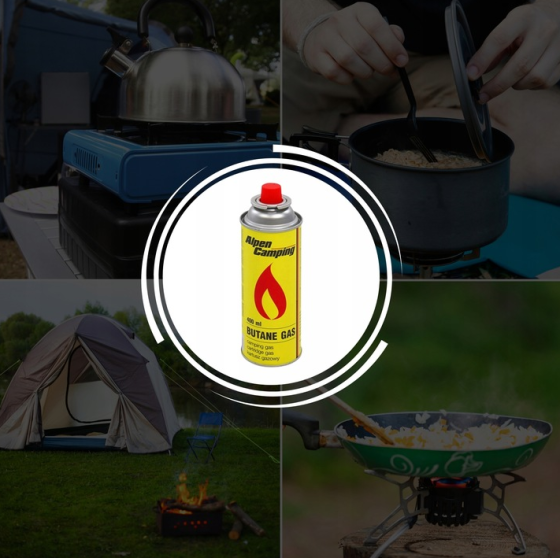 Газовый баллончик 227г 400мл 28шт. Alpen Camping (Польша) Киев