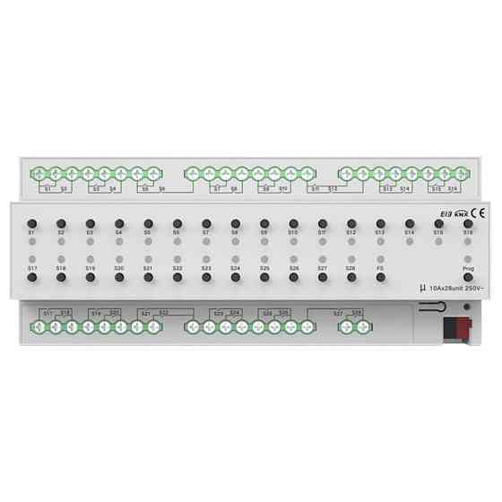 Модуль перемикачів на 28 каналів, 10A, KNX Akubela KXAC-B1R28A10 (00-00002688) Киев