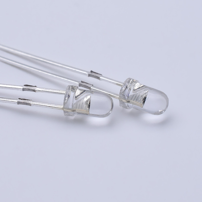 LED світлодіод 3мм 3-3.2В 20мА білий 1000 шт – комплект діодів для пайки, підсвітки та індикації MasterSem Київ - фото 3