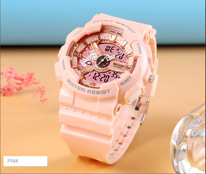Наручные тактические часы Skmei 1688 (Розовый) Киев - изображение 2