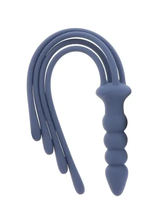 Кнут с держателем в виде анальной пробки Taboom Silicone Supreme, синий Sex Aura Киев