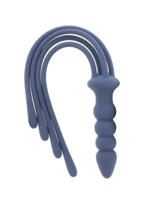 Кнут с держателем в виде анальной пробки Taboom Silicone Supreme, синий Sex Aura Киев - изображение 4