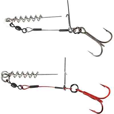 Оснастка Savage Gear Carbon49 Corkscrew Stinger 3/0 31kg (2 шт/уп.) (1854.09.72) Вінниця