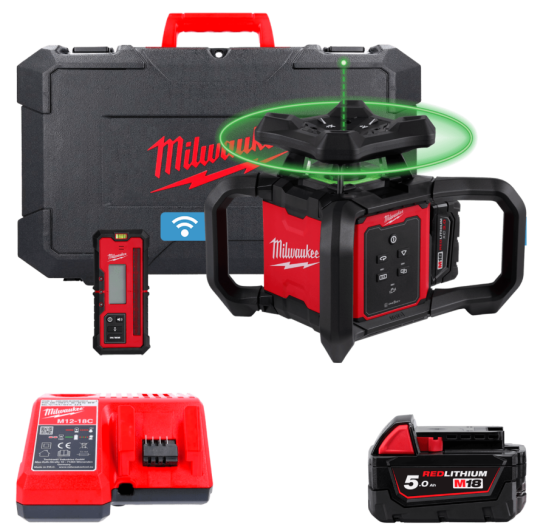 Рівень лазерний ротаційний M18 RLOHVG300-501C 300M MILWAUKEE Одеса
