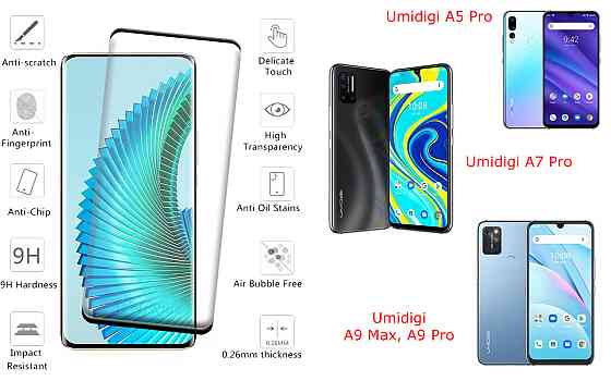 Захисне скло HyperGlass Pro для Umidigi A5 Pro, A7 Pro, A9 Max, A9 Pro – максимальна чутливість та захист Київ