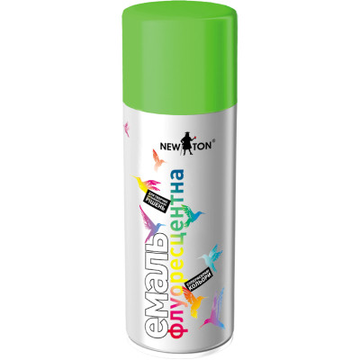 Аэрозольная краска для автомобиля New Ton флуоресцентна 9015 зелений, аер. 400 мл (000000686) Винница - изображение 1