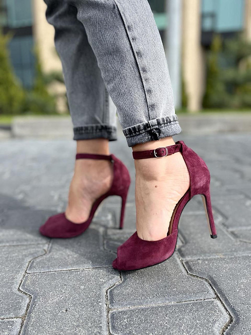 Nivelle Босоніжки жіночі NIVELLE 1794/10503-10512 бордові (літо, замша натуральна) (3675) 36-39 Коломия - фото 8